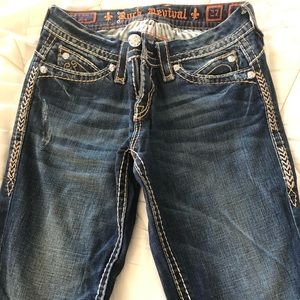 Ladies Rock Revival 27 Anja Bootcut Blue Jean